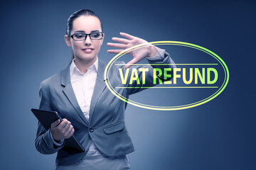Value added tax VAT return concept