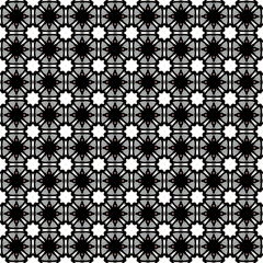 Fototapeta premium Seamless Wallpaper Backdrop Graphical Decorative Funky Digital Template Geometry Monochrome Fashion Beautiful Vintage Luxury Textile Structure Art Geometric Print Fabric Texture Background Pattern.