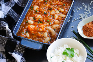 Cape Malay beans curry