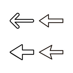 Arrow icon vector illustration. Arrow sign and symbol for web design.