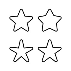 Obraz premium Star Icon vector illustration. rating sign and symbol. favourite star icon