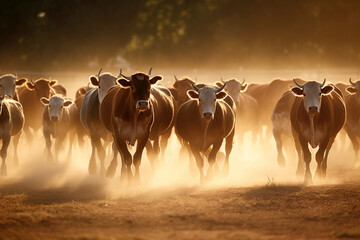 Cattle in the field - agribusiness - AI Technology