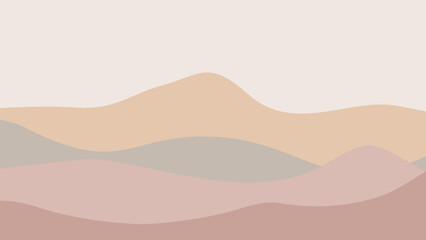 mountain landscape illustration