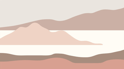 mountain landscape illustration