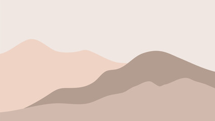 mountain landscape illustration