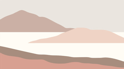 mountain landscape illustration