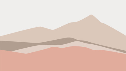 mountain landscape illustration