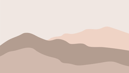 mountain landscape illustration