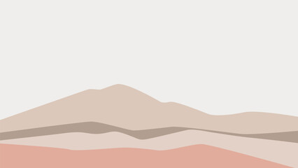 mountain landscape illustration