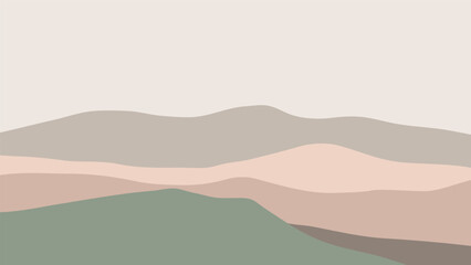 mountain landscape illustration