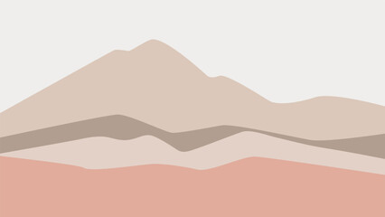 mountain landscape illustration