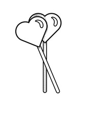 HEART SHAPED LOLLIPOP