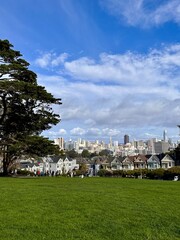 Alamo Square park, Hayes Valley, Painted Ladies, Full House, San Francisco California