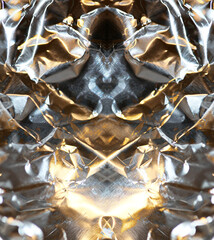 Illusion colorful aluminum foliage psychedelic design shiny stories modern tech party fliers background high quality big size prints