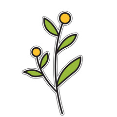 Obraz premium Floral sticker