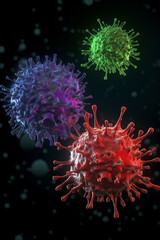 Fototapeta premium scanning electron microscopy macrophages