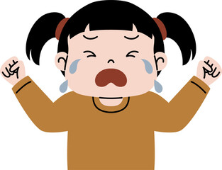 kid tantrum illustration