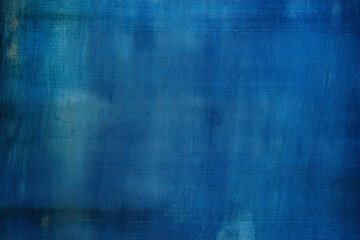 Blue background in a grungy style,  Textured, dark indigo. Generative Ai.
