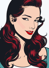 Portrait of a young woman