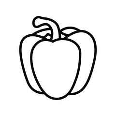 paprika icon vector design template in white background