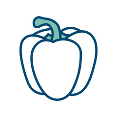 paprika icon vector design template in white background