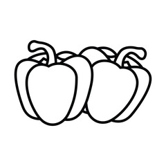paprika icon vector design template in white background