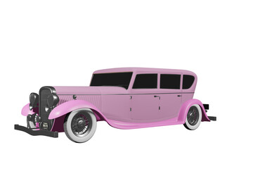 car isolated on white