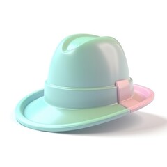 Fototapeta premium cute hat pastel colors, generative ai