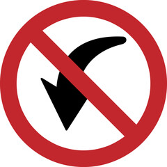  Professionally designed traffic sign icon not to turn back on a white background..eps