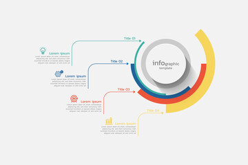 visualization timeline process infographic template Steps business data design