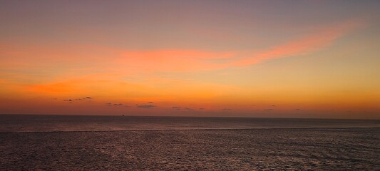 Sunrise over the sea
