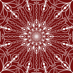 mandala circle pattern vintage decorative pattern indian skin painting tattoo oriental art