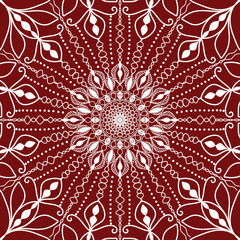 mandala circle pattern vintage decorative pattern indian skin painting tattoo oriental art