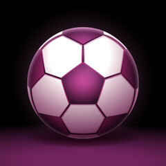 ball with purple pattern
