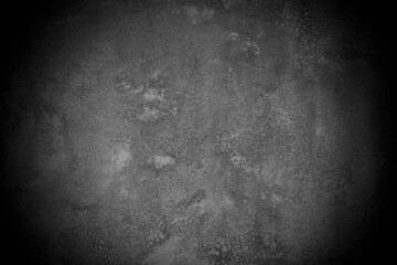 Old wall texture cement dark black gray background abstract grey color design are light with white gradient background.