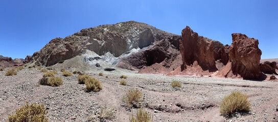 Rainbow valley in Atacama 