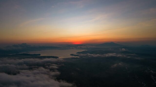 Hyperlapse, Atardecer lago de Ilopango