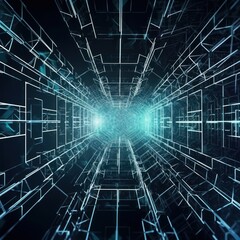 Obraz premium Blockchain