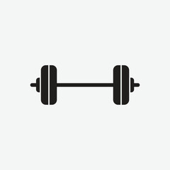  Dumbbell Barbell Fitness Icon. barbel icon vector for graphic design, logo, website, social media, mobile app, ui illustration.