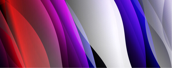 Abstract background, trendy simple fluid color gradients waves. Vector Illustration For Wallpaper, Banner, Background, Card, Book Illustration, landing page