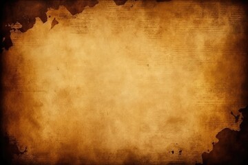 textured vintage paper background with blank space for text or design. Generative AI