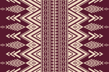 Aztec Navajo geometric vertical pattern. Vector southwest Navajo geometric shape seamless pattern background. Ethnic geometric pattern use for fabric, textile, home decoration elements, upholstery.