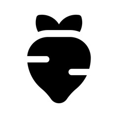 turnip glyph icon
