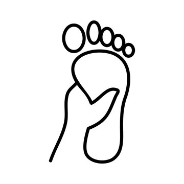 recommend clip art: foot massage spa and sauna outline icon vector illustration