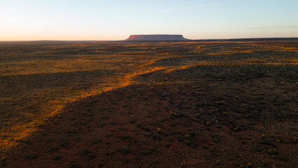 Rocky Mountain landscape Gorge in desert Australia