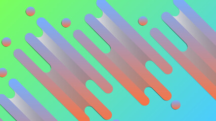 Abstract Fluid Shape Geometric Liquid Gradient Splash Poster Background Vector