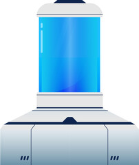 Laboratory Lab Cryonics Capsule Glass Tube Glassware Bio Biological Technology Project Isolated