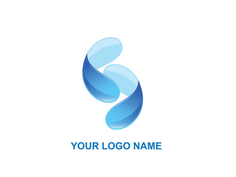 Molecule logo template vector icon