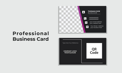 Simple and clean business card template.