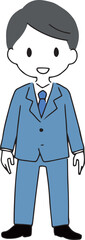 スーツを着たビジネスマン